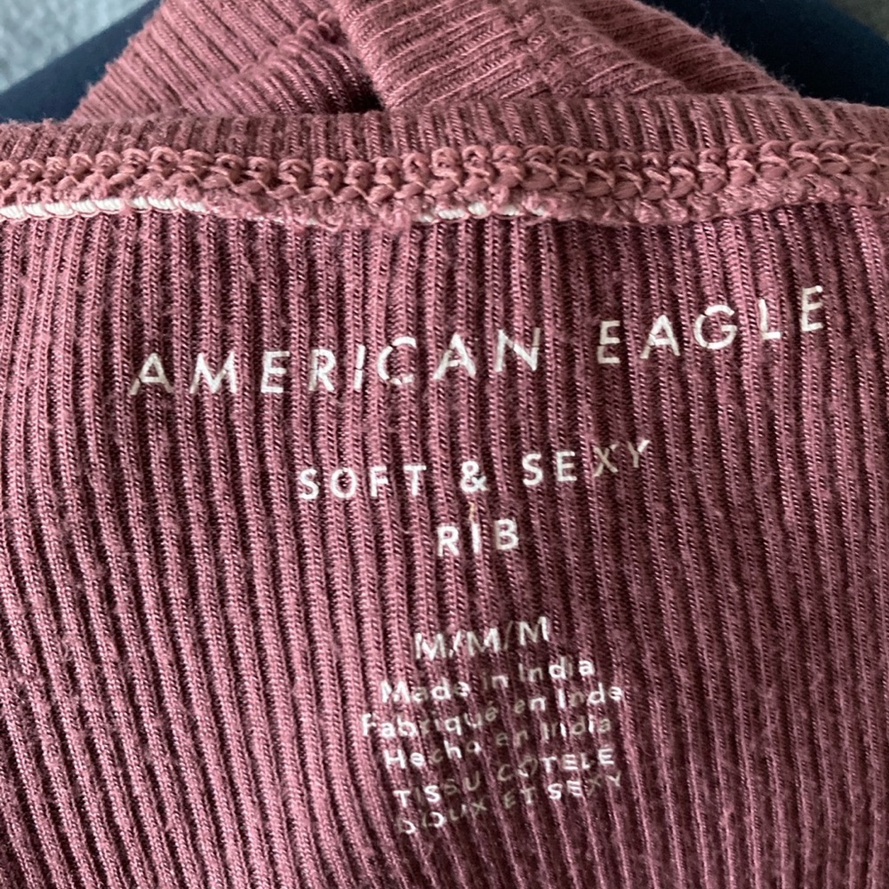 AE RIPPED TUBE TOP ♥️🎈🍇 - Picture 3 of 3